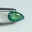 0.24 ct Phenomenal Pear (5.16 x 3.26mm) Green Natural Unheated Alexandrite