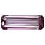 3.50 ct INCREDIBLE OCTAGON CUT (16.29 x 5.45 mm) (UN-HEATED) PINK DIASPORE