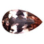 2.12 ct Five-star Pear Cut (12.23 x 7.39 mm) Natural Pink Morganite Gemstone
