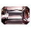 2.67 ct Magnificent Octagon Cut (10.71 x 6.88 mm) Pink Morganite Gemstone