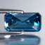 6.94 ct Shimmering Octagon Cut (11.24 x 5.86 mm) Cambodian Blue Zircon Gemstone