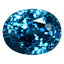 3.30 ct Impressive Oval Cut (7.76 x 6.19 mm) Cambodian Natural Blue Zircon