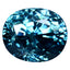 2.88 ct Pretty Oval Cut (7.16 x 5.94 mm) Cambodian Natural Blue Zircon