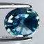 2.88 ct Pretty Oval Cut (7.16 x 5.94 mm) Cambodian Natural Blue Zircon