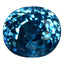 2.69 ct Incredible Oval (6.57 x 5.95 mm) Cambodian Blue Zircon Loose Gemstone
