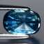 4.54 ct Premium Oval (9.50 x 6.17 mm) Cambodian Natural Blue Zircon Gemstone