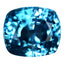 4.93 ct Unbelievable Cushion Cut (8.14 x 7.13 mm) Cambodian Blue Zircon Gemstone