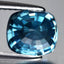 4.93 ct Unbelievable Cushion Cut (8.14 x 7.13 mm) Cambodian Blue Zircon Gemstone