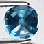 3.76 ct Splendid Cushion Cut (7.15 x 6.77 mm) Cambodian Blue Zircon Gemstone