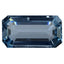 1.89 ct Tremendous Octagon Cut (10.50 x 5.68 mm) Brazil Blue Natural Aquamarine