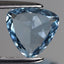 1.59 ct Extraordinary Triangle (8.34 x 8.15 mm) Brazil Blue Natural Aquamarine