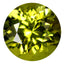 1.00 ct Round(5.82 x 5.82 mm) Yellow Green Natural Mali Garnet