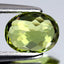 1.17 ct Oval (7.18 x 5.46 mm) Yellow Green Un-Heated Mali Garnet