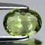 1.00 ct Oval (6.91 x 5.01 mm) Yellow Green Un-Heated Natural Mali Garnet