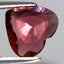 2.10 ct Heart Cut (10.13 x 9.17 mm) Mozambique Pink Tourmaline Gemstone