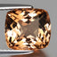 4.04 ct Cushion (9.95 x 9.03 mm) Mozambique Orange Pink Tourmaline