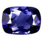 2.36 ct Cushion (10.49 x 7.57 mm) Unheated Natural Vivid Blue Iolite