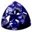 4.78 ct Triangle (10.63 x 10.56 mm) Unheated Natural Blue Iolite Loose Gemstone