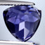 4.78 ct Triangle (10.63 x 10.56 mm) Unheated Natural Blue Iolite Loose Gemstone