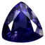1.51 ct Triangle (7.72 x 7.62 mm) Unheated Natural Bi Color Iolite Gem