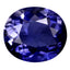 1.96 ct Oval (8.90 x 7.83 mm) Unheated Natural Bluish Violet Iolite