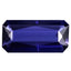0.96 ct Octagon (9.89 x 4.91 mm) Un-Heated Vivid Blue Iolite Stone