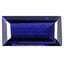 0.73 ct Octagon (8.14 x 4.16 mm) Un-Heated Natural Vivid Blue Iolite