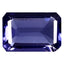 0.38 ct Octagon (5.94 x 3.94 mm) Unheated Natural Blue Iolite Gemstone