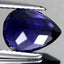 2.47 ct Pear (9.82 x 7.62 mm) Natural Vivid Blue Iolite Gemstone