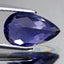 2.75 ct Pear(12.45 x 7.73 mm)Unheated Natural Bluish Violet Iolite