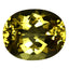 4.58 ct Oval (12.14 x 9.92 mm) Brazil Natural Yellow Heliodor Beryl Stone