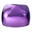 13.26 ct Sugarloaf Cut (14.27 x 13.93 mm) Unheated / Untreated Purple Amethyst