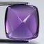 12.82 ct Fair Sugarloaf Cut (13.20 x 13.08 mm) Unheated Purple Amethyst
