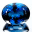 63.80 ct AAA Grade Sparkling Oval Cut (24.84 x 19.39 mm) London Blue Topaz