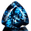 36.73 ct AAA Grade Amazing Trillion Cut (19.97 x 19.55 mm) London Blue Topaz