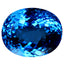 49.92 ct Magnificent Oval (21.60 x 17.56 mm) Brazil Swiss Blue Topaz Gemstone