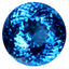 57.04 ct Exquisite Round Cut (21.13 x 21.10 mm) Brazil Swiss Blue Topaz Gemstone