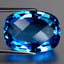 36.05 ct Resplendent Cushion (22.81 x 17.04 mm) Brazil Swiss Blue Topaz Gemstone