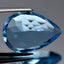 12.74 ct Amazing Pear Cut (18.01 x 12.78 mm) Brazil Swiss Blue Topaz Gemstone