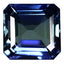 7.15 ct AIG Certified VVS Octagon Cut (10.95 x 10.75 mm) Bluish Violet Tanzanite
