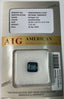 7.15 ct AIG Certified VVS Octagon Cut (10.95 x 10.75 mm) Bluish Violet Tanzanite