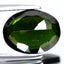 5.07 ct Flashing Oval Cut (11.93 x 9.23 mm) (Un-Heated) Green Chrome Diopside