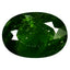 4.91 ct Astonishing Oval Cut (12.32 x 8.89 mm) (Un-Heated) Green Chrome Diopside