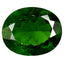 3.66 ct Sparkling Oval (11.13 x 9.26 mm) Un-Heated Natural Green Chrome Diopside