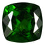 3.37 ct Flashing Cushion (8.96 x 8.95 mm) (Un-Heated) Green Chrome Diopside