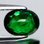 1.25 ct Fair Oval Cut (7.35 x 5.58 mm) Tanzania Green Tsavorite Garnet Gemstone
