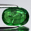 1.99 ct Sparkling Oval (8.89 x 6.23 mm) Tanzania Green Tsavorite Garnet Gemstone