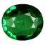1.21 ct Oval (7.43 x 6.55 mm) Tanzania Natural Green Tsavorite Garnet Gemstone