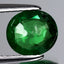1.21 ct Oval (7.43 x 6.55 mm) Tanzania Natural Green Tsavorite Garnet Gemstone