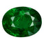 1.00 ct Best Oval (6.56 x 5.12 mm) Tanzania Green Tsavorite Garnet Gemstone